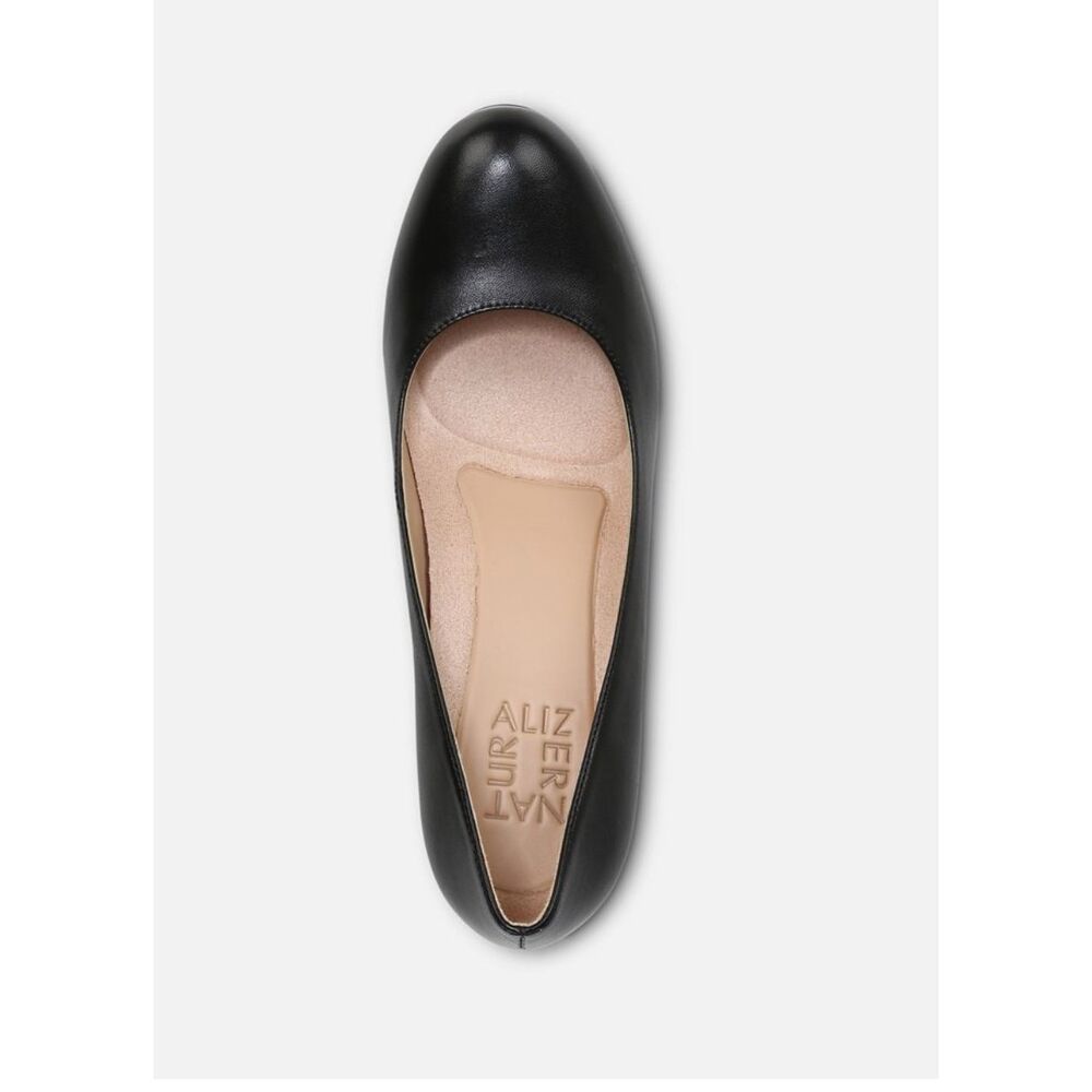 Naturalizer NEW size 10 W Michelle pumps comfort heels - black leather - Picture 4 of 8